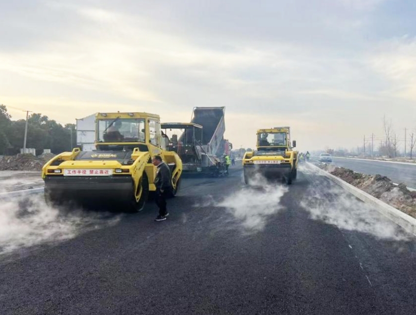 古河大橋“競”行時  沖刺建成通車在即